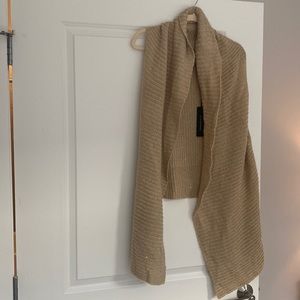 Donna Karan no sleeves cardigan with tags